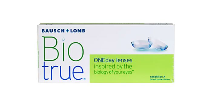 Bausch & Lomb Bio True Daily Disposable Contact lenses  (30 Lens Box)