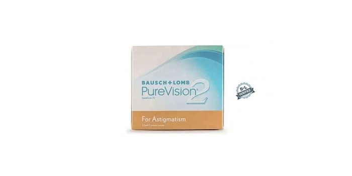 Bausch & Lomb Pure Vision 2  FOR ASTIGMATISM  - (6 Lens Per Box)