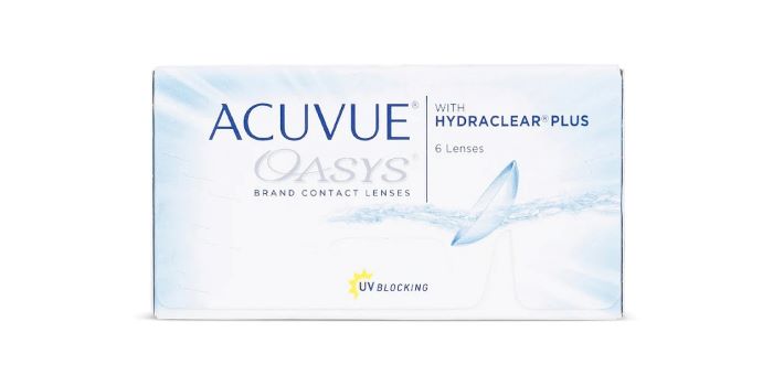 Johnson & Johnson ACUVUE OASYS with HYDRACLEAR PLUS - Pack of 6