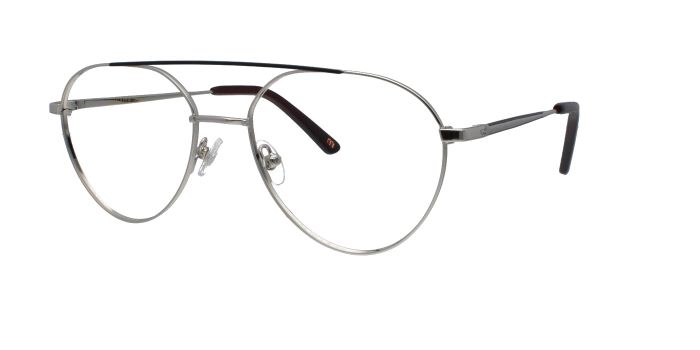  Silver Full rim Aviator Eyeglasses for Men and Women
