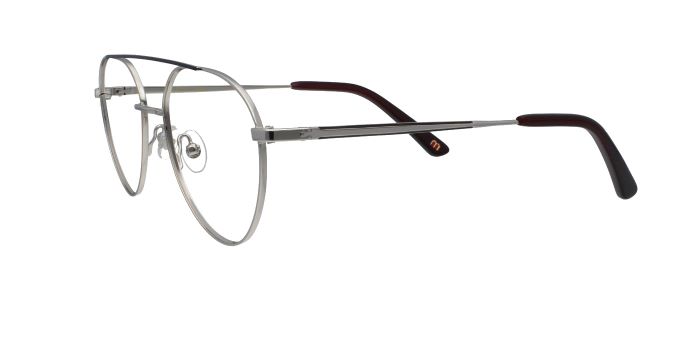  Silver Full rim Aviator Eyeglasses for Men and Women