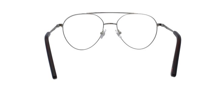  Silver Full rim Aviator Eyeglasses for Men and Women