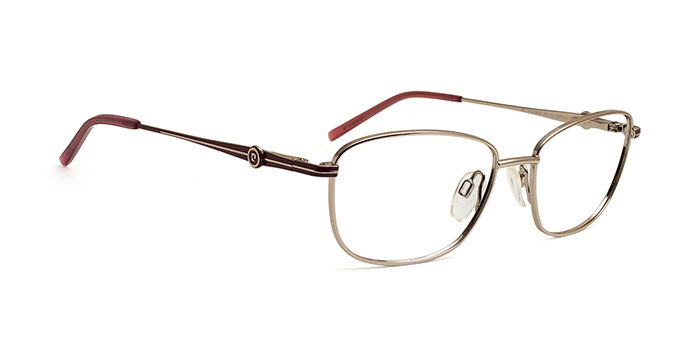 PIERRE CARDIN Silver Full Frame Oval Eyeglasses for Women