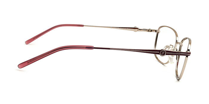 PIERRE CARDIN Silver Full Frame Oval Eyeglasses for Women