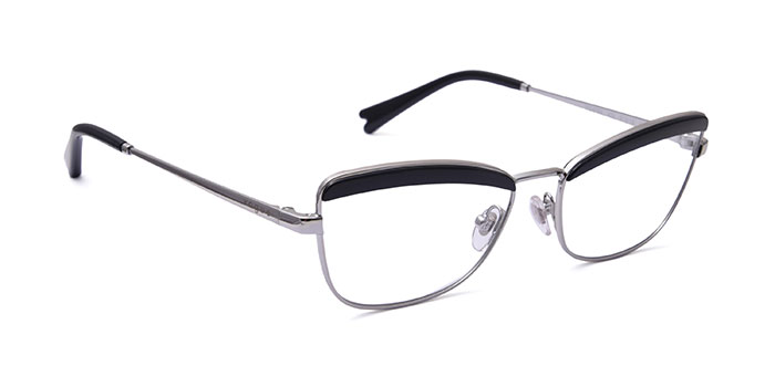 VOGUE 0VO4164 FORERUNNER Silver Full Frame Butterfly Eyeglasses for Women
