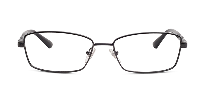 VOGUE Black Full Frame Rectangle Eyeglasses for Women