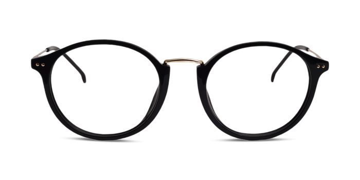 CARRERA Gold Full Frame Round Eyeglasses for Men