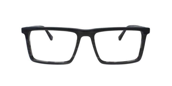  Black Full rim Rectangle Eyeglasses for Men
