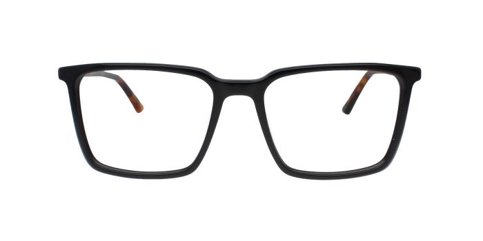  Black Full rim Square Eyeglasses for Men