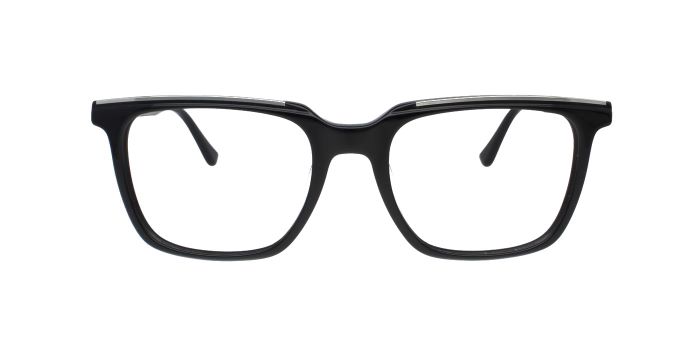  Black Full rim Rectangle Eyeglasses for Men and Women