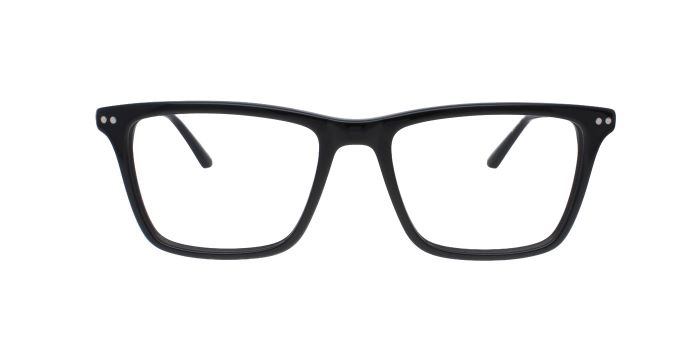  Black Full rim Square Eyeglasses for Men