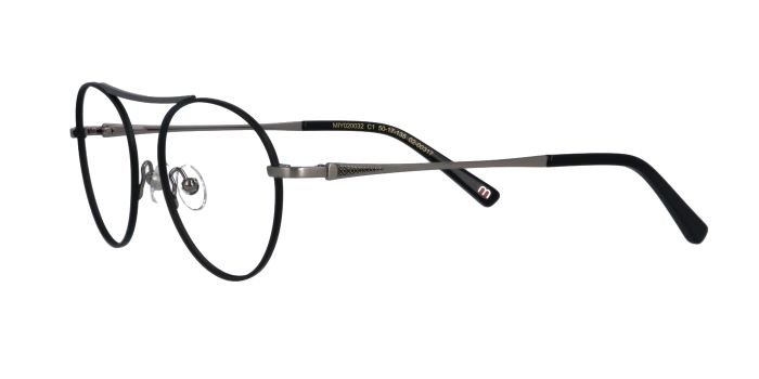  Black Full rim Aviator Eyeglasses for Men and Women