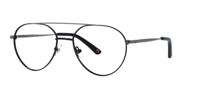  Black Full rim Aviator Eyeglasses for Men and Women