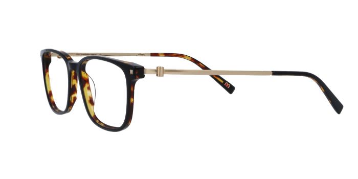  Tortoise Full rim Square Eyeglasses for Men and Women