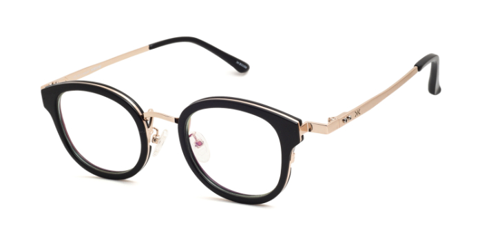 KILLER Black Full Frame Round Eyeglasses for Men and Women