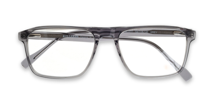 KILLER Grey Full Frame Wayfarer Eyeglasses for Men and Women
