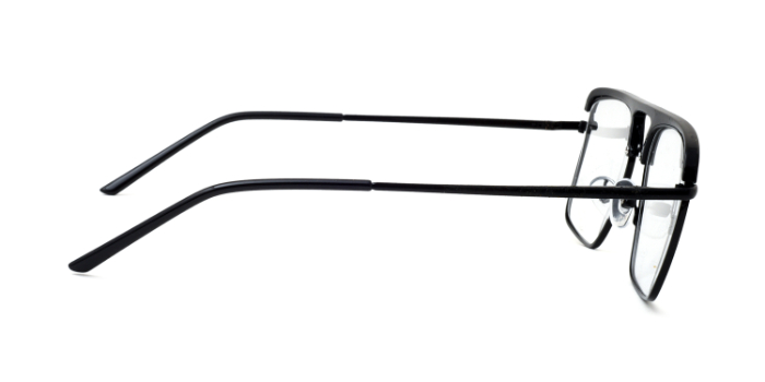 NERDLANE by EyeMyEye E12B11372 Black Full Frame Square Eyeglasses for Men and Women