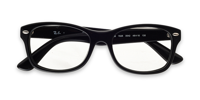 Ray-Ban Black Full Frame Wayfarer Eyeglasses for Kids