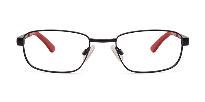 PUMA Black Full Frame Rectangle Eyeglasses for Kids