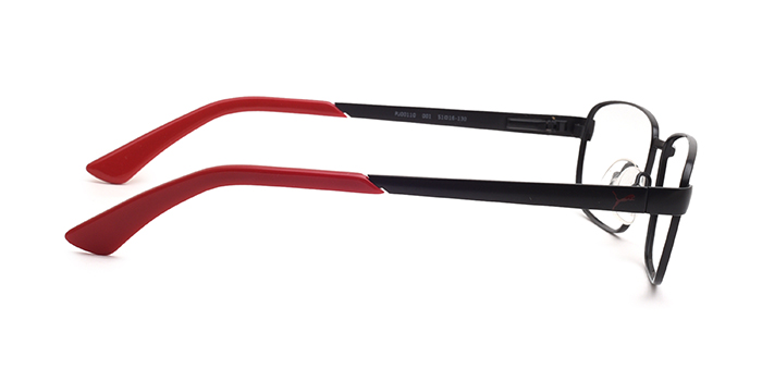 PUMA Black Full Frame Rectangle Eyeglasses for Kids