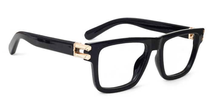 MIRAR by EyeMyEye Black Full Frame Wayfarer Eyeglasses for Men and Women