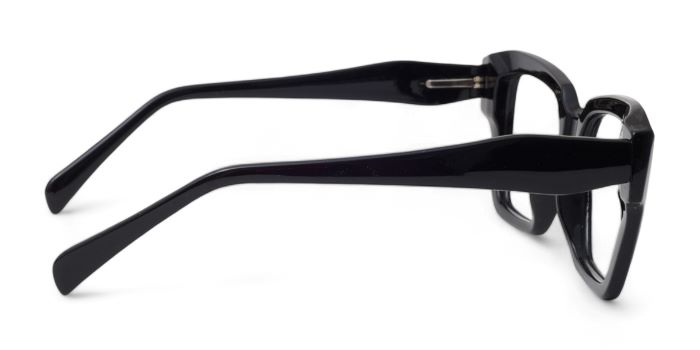 MIRAR by EyeMyEye Black Full Frame Wayfarer Eyeglasses for Men and Women