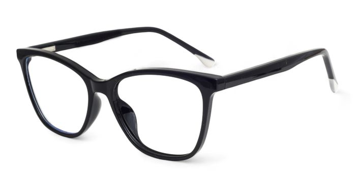 MIRAR by EyeMyEye Black Full Frame Butterfly Eyeglasses for Women