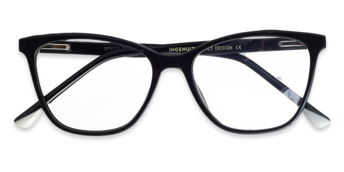 MIRAR by EyeMyEye Black Full Frame Butterfly Eyeglasses for Women