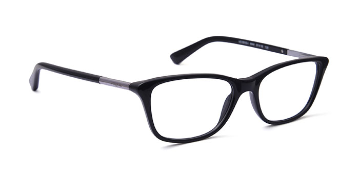 VOGUE 0VO5010I CASUAL CHIC Black Full Frame Square Eyeglasses for Women