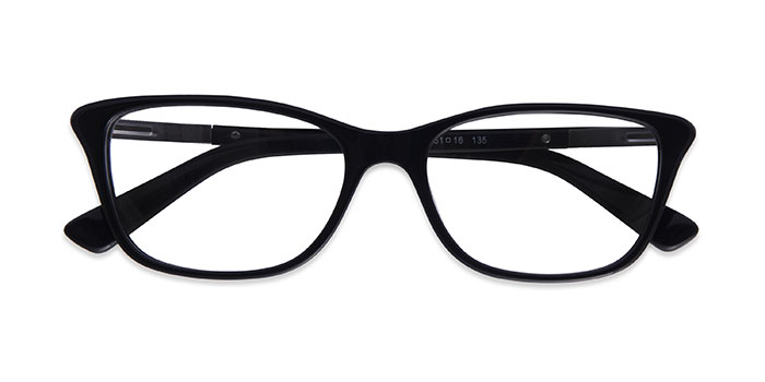 VOGUE 0VO5010I CASUAL CHIC Black Full Frame Square Eyeglasses for Women