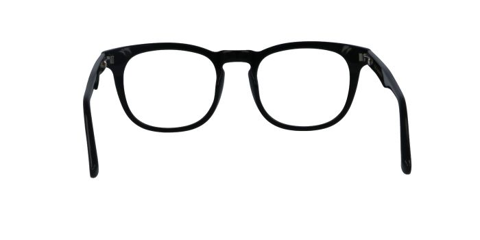 Matt Black Full rim Round Eyeglasses for Men and Women