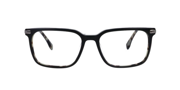  Black Full rim Square Eyeglasses for Men
