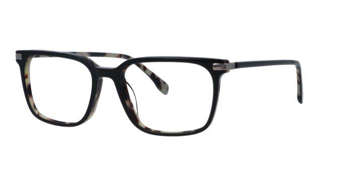  Black Full rim Square Eyeglasses for Men