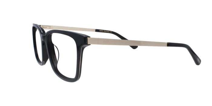  Black Full rim Square Eyeglasses for Men