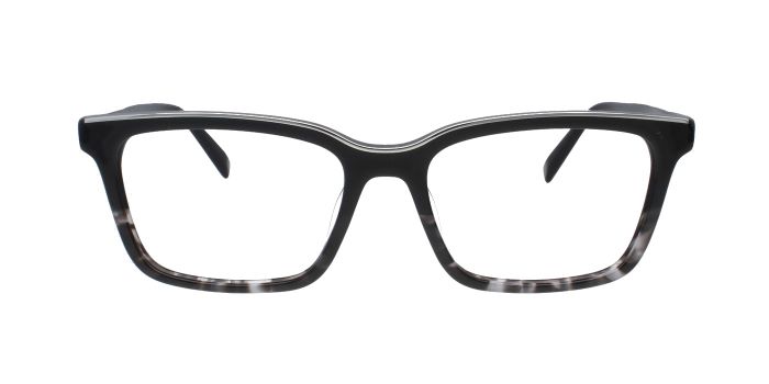  Black Full rim Rectangle Eyeglasses for Men