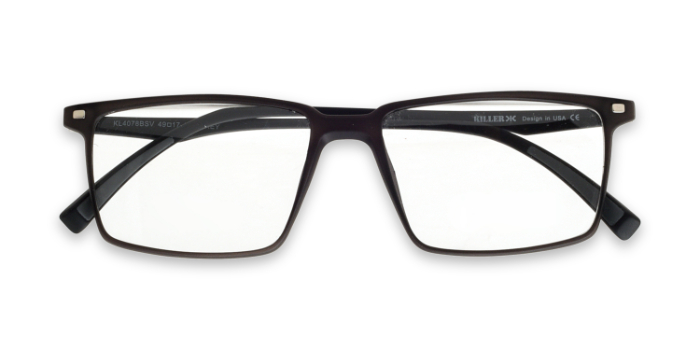 KILLER Grey Full Frame Rectangle Eyeglasses for Men and Women