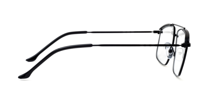 NERDLANE by EyeMyEye E12C11388 Black Full Frame Rectangle Eyeglasses for Men and Women