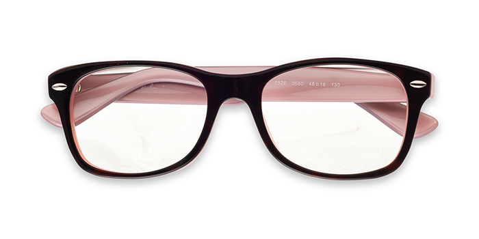 Ray-Ban Black Full Frame Wayfarer Eyeglasses for Kids