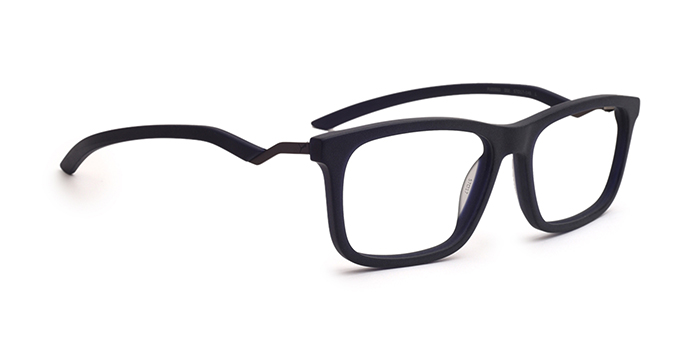PUMA Black Full Frame Rectangle Eyeglasses for Men and Women