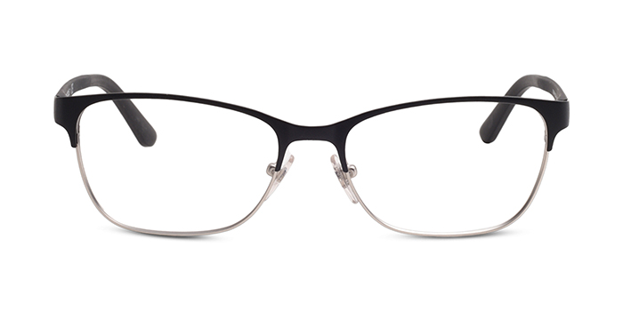 VOGUE Black Full Frame Rectangle Eyeglasses for Women