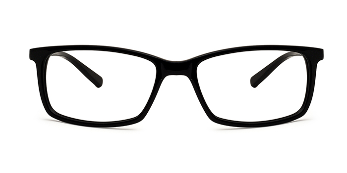PIERRE CARDIN Black Full Frame Rectangle Eyeglasses for Men and Women