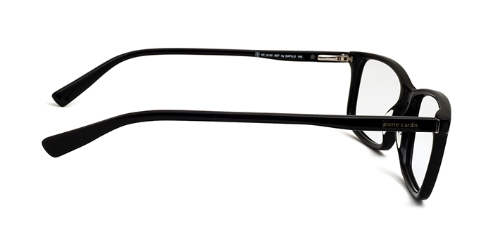 PIERRE CARDIN Black Full Frame Rectangle Eyeglasses for Men and Women