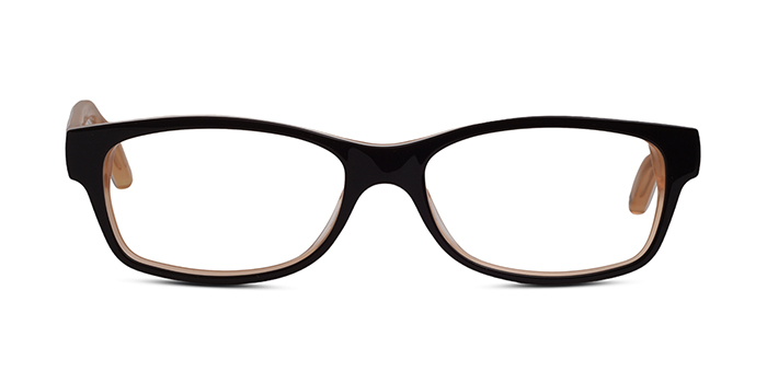 TOMMY HILFIGER Black Full Frame Rectangle Eyeglasses for Men and Women