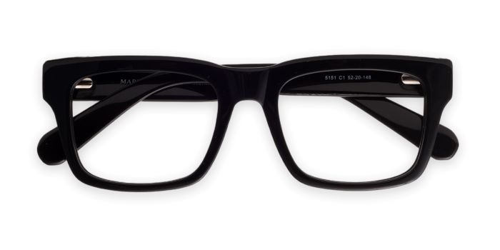  Black color Full Frame Wayfarer Eyeglasses for Men and Women