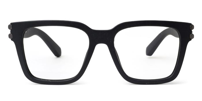 MIRAR by EyeMyEye Matt Black Full Frame Wayfarer Eyeglasses for Men and Women