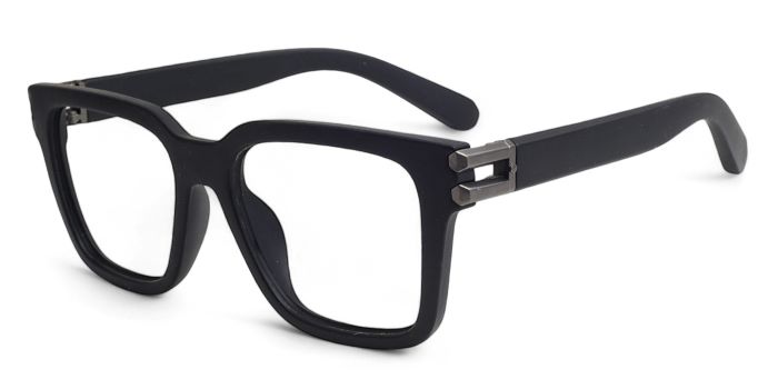MIRAR by EyeMyEye Matt Black Full Frame Wayfarer Eyeglasses for Men and Women