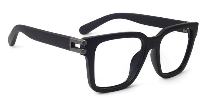 MIRAR by EyeMyEye Matt Black Full Frame Wayfarer Eyeglasses for Men and Women