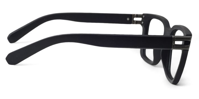 MIRAR by EyeMyEye Matt Black Full Frame Wayfarer Eyeglasses for Men and Women