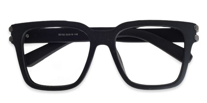 MIRAR by EyeMyEye Matt Black Full Frame Wayfarer Eyeglasses for Men and Women
