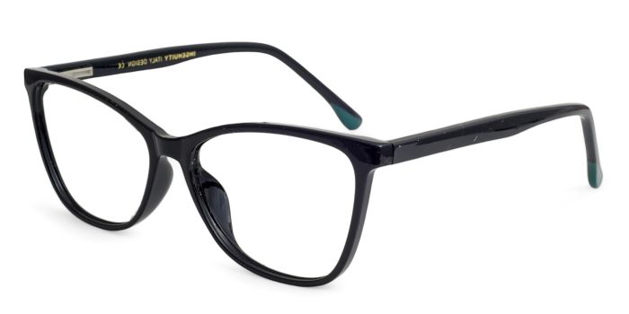 MIRAR by EyeMyEye Black Full Frame Cateye Eyeglasses for Women
